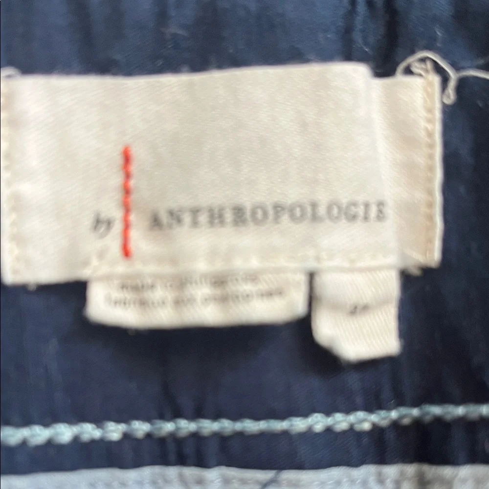 Anthropologie Dark Blue Women's Cargo Shorts SIZE 27 - Picture 3 of 4
